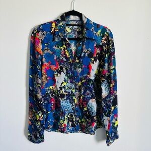 ERDEM Multicolor Floral Shirt Size S